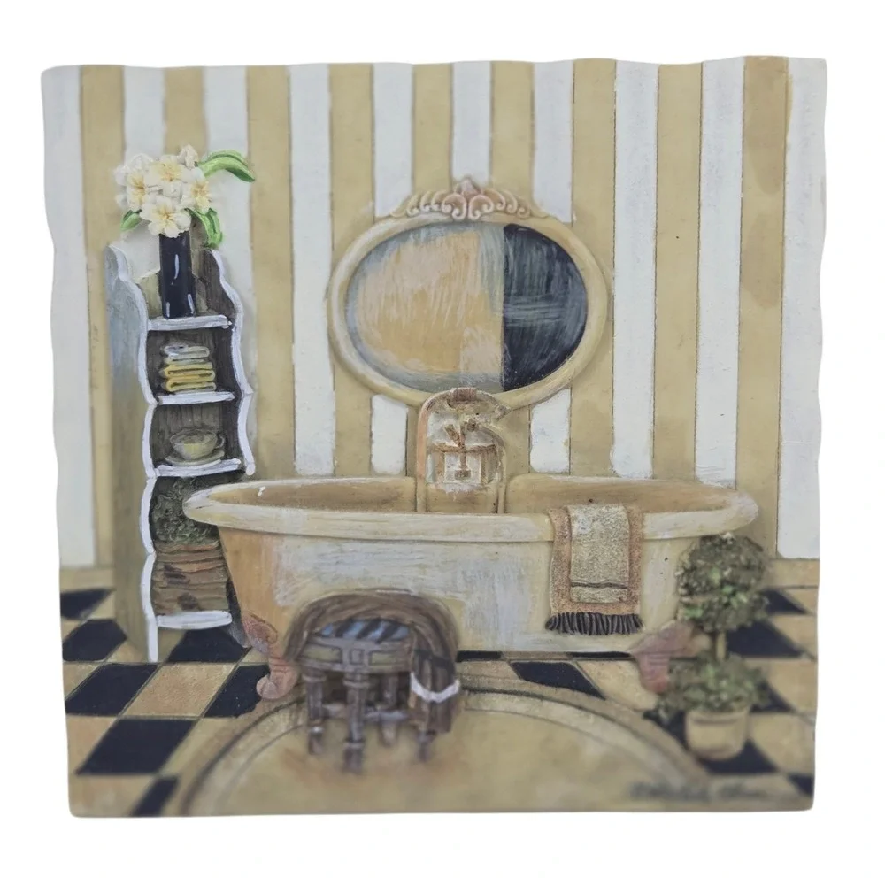C. Winterle Olson Decorative Bathroom Wall Tiles 3D Resin 5.5